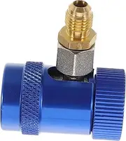 SOESFOUFU Refrigerant Joint R1234yf Quick Coupler Kit for Car Adjustable R134a Adapters System Evacuation Recharging P Duck Power Ac Hose Fitting Connectors for R1234yf Aluminum Alloy