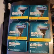 Gillette Mach3 Refill Cartridges, 6Packs Total Of 40 3 Blade Cartridges