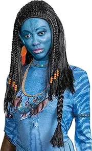 Disguise Women's Neytiri Deluxe Wig, Official Avatar Costume Accessory, Shown, One Size Adult, As Shown, One Size Adult