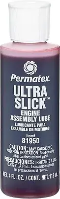 Permatex 81950 Ultra Slick Engine Assembly Lube, 4 oz. , Red
