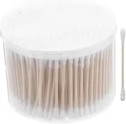 Anneome Gentle Ear Swabs Pcs Cotton Sticks for Cleaning Makeup Beauty Wooden Handle Portable Travel Kit