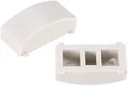 XYWHPGV 50Pcs Tactile Push Button Switch Caps 12.4mmx4.5mm for 8mmx8mm Latching Tactile Switch White(f6526 35418 05262 14537 31c5b 16e00