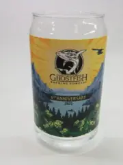Can Shaped Beer Pint Glass ~ GHOSTFISH Brewing Co 6th Anniversary ~ WASHINGTON