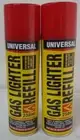 2 x Butane Universal Gas Refill Jet Blow torch Lighter Fuel BBQ 250ML Good Cheap