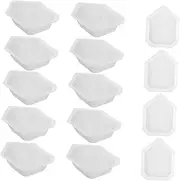 KICHOUSE Gold Weighing Tray Set 20pcs Scale Trays Reusable Laboratory Weighing Dishes