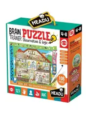[Headu] 108 Pieces Brain Trainer Jigsaw Puzzle Set 4y+