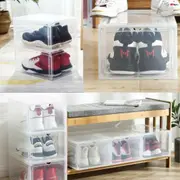 Ozoffer 10pcs Large Shoe Drawer Shoe Cases Box Rack Storage Cabinet Plastic Boxes