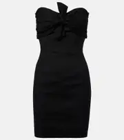 [Tove] Tove Dipti linen and cotton-blend minidress AU 6 black