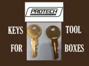 PROTECH SET OF 2 KEYS P223 TRUCK BED TOOLBOX REPLACEMENT KEY FREE SHIPPING