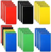Voittozege 50 Pack Small Pocket Notebook 3 x 5 Inch, Mini Spiral Notepad Small Memo Note Pad Bulk