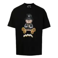 在飛比找momo購物網優惠-【DOMREBEL】男款 NY Bear Box 黑色短袖T