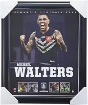 Michael Walters Fremantle Dockers F.c. Official Afl Licensed Print Framed