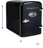 Frigidaire Retro Portable Mini Fridge EFMIS197-BLACK 9 Can Capacity