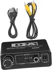 SWOOMEY Digital to Optical to Analog Audio Converter Audio Adapter Tv Speaker Use Random Style