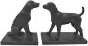 Comfy Hour 7" Length 6" Height Set of 2 Labrador Dogs Bookends Art Bookend, 1 Pair, Antique Effect, Copper