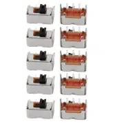 10Pcs 2 Position 3P SPDT Micro Slide Switch Latching Toy Switch 8mmx4mmx4mm