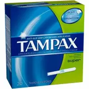 Tampax Regular Absorbency Tampons Cardboard Applicator Unscented 40ct Pack of 2