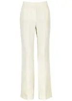 Helmut Lang Slim-leg Linen-blend Trousers - Ivory - 12 12