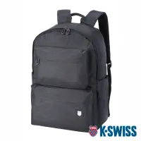 在飛比找momo購物網優惠-【K-SWISS】運動後背包 Backpack-黑(BG36