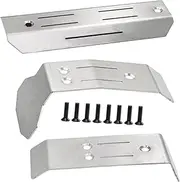 Set of 3 Chassis Plates for 1:10 RC Truck, Front and Rear Protection