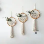 Macrame Wall Hanging Nordic Ins Door Wall Decoration Home Background Round Wall
