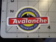 AVALANCHE BREWING CO Colorado sultan hardrock STICKER decal craft beer brewery