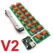 DAEnetIP2v2 SNMP WEB 16 Channel Relay Output Module Board - IP Remote Controller