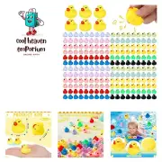 Mini Rubber Duck in Bulk Bath Toys Set Bulk Mini Colorful Ducks Baby Shower T...