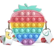 Mini Bag Girls Toys Pop Purse Fidget Bag for Kids,Push It Bubble Pop Multi