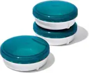 OXO Good Grips Prep & Go Leakproof Condiment Containers, 3 Count -Green Lids