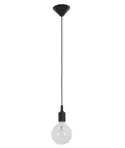 Industrial Minimalist Silicone Pendant Light Suspensions Black