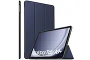 For Samsung Galaxy Tab A9+ Plus 11 inch SM-X210/X215 Folio Smart Leather Magnetic Stand Case Cover (Navy Blue)