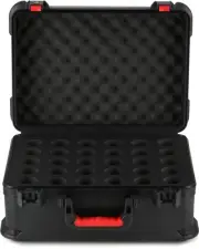Gator GTSA-MIC30 ATA Molded 30 Microphone Case (2-pack) Bundle