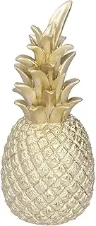 Resin Artificial Pineapple Decoration Household Decorative Nordic Home Desk Decor Ornaments Modern Desktop for Living Room Bedroom Decoration Pineapple Fashion (BS942-3 goldenes Medium)