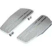 LA Choppers Chrome Al County Floorboard Pair Harley Dyna Switchback 12-16