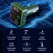 Bluetooth Car FM Transmitter MP3 Player Hands-free Radio Adapter Kit USB Charger