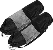 GANAZONO Protective Yoga Mat Storage Bag Large Capacity Fitness Yoga Bag Mesh Oxford Cloth Drawstring for Portable Carrying