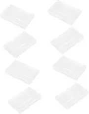 8pcs Retro Cassette Storage Box Display Cassette Tape Covers Music Holder Plastic Audio Organizer