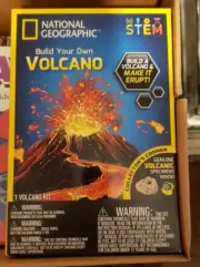 National Geographic Build & Erupt Your Own Volcano Kit...NEW STEM SCIENCE