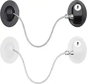 Refrigerator Fridge Lock, 2 Pcs Child Safety Lock for Cabinets, Closets, Drawers, Window and More, Easy Install and Use