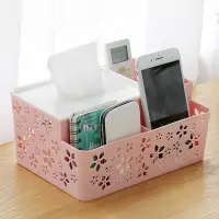 在飛比找樂天市場購物網優惠-多功能桌面紙巾盒創意遙控器收納盒家用客廳茶幾抽紙盒桌上置物架