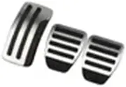 CHPGKGVNVT Stainless Steel Car Pedals at MT Pedal Cover for Nissan X-Trail Xtrail T31 2010-2013 Qashqai J10 2012-2015 Accessories Pedals(3Pcs MT)