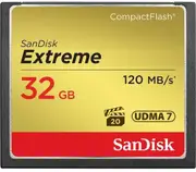SanDisk Extreme CompactFlash 120MB/s - 32GB Memory Card