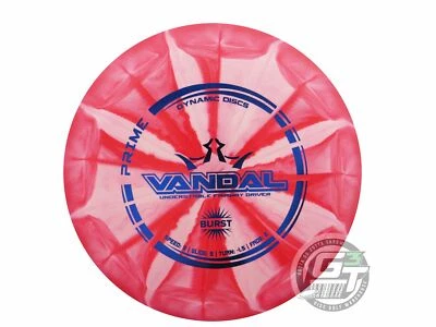 NEW Dynamic Discs Prime Burst Vandal 174g Red A Distance Driver Golf Disc