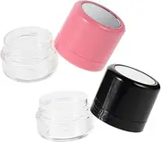 Healeved Portable Makeup Powder Box Case Empty Plastic Powder Container for Travel Dry Shampoo Hair Oil Bottle