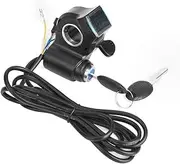 E Bike Voltage Display,E Bike Thumb Throttle Display,E Bike Thumb Throttle LCD Display Digital Battery Voltage Power Switch for Electric Vehicle E-Bike Thumb Throttle Display Voltage Ba 48v ebike THR