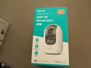 BOTSLAB Smart Pan Tilt Camera, 2K WiFi Indoor Home Security Dome Camera