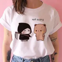 在飛比找蝦皮購物優惠-cute cat Tshirts夏季可愛小貓短袖性感t-sh