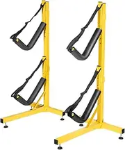 AA Products Inc. Double Kayak Storage Rack Free Standing Storage for Two Kayak, SUP, Canoe and Paddleboard, Indoor Outdoor or Garage
