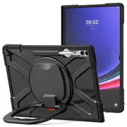 PC + TPU Case For Samsung Galaxy Tab S8 Ultra X900/X906/S9 Ultra X910, Hand Grip Kickstand Cover